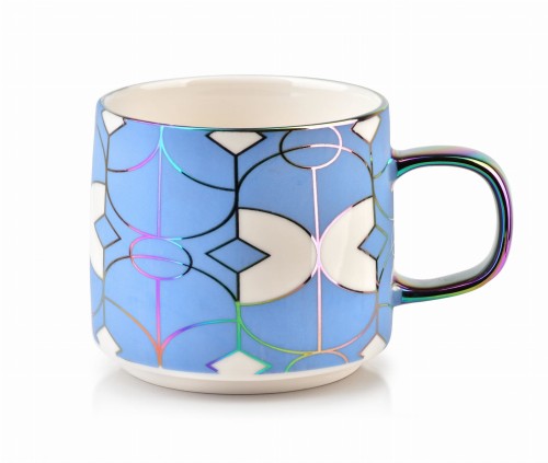 Kubek NEO GEO 410 ml niebieski