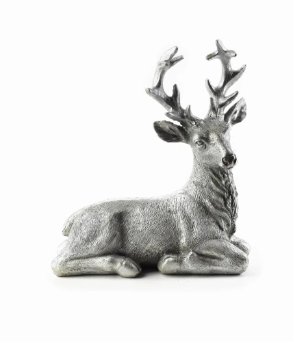 Figura SANTA LILA h18x15x7 cm srebrny