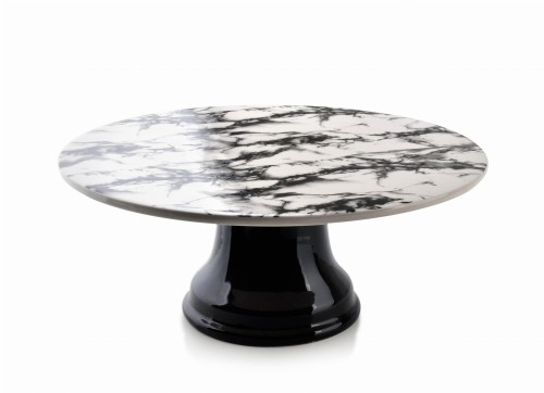 Patera porcelanowa LOUISE MARBLE 25 cm marmur