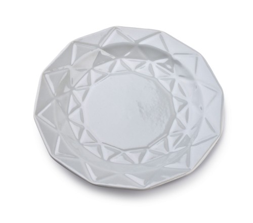 Talerz deserowy ADEL 19,5cm szary