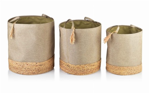 Komplet 3 koszy 46-42-38 cm | AMPARO