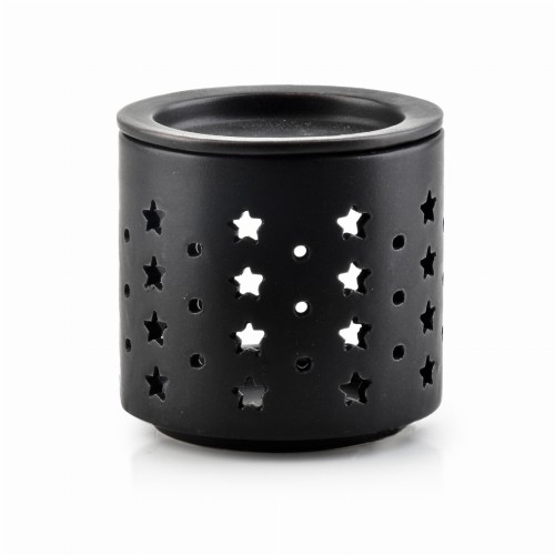Kominek na olejek zapachowy 7,3xH:7,5cm | VESTA, czarny