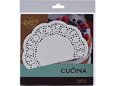 Serwetki papierowe ażurowe 16,5 cm | 20 szt