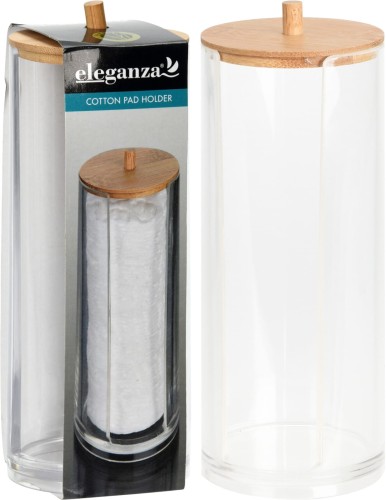 Pojemnik na waciki 7xh18cm, BAMBOO