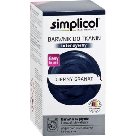 Barwnik do tkanin INTENSIV CIEMNY GRANAT 560g | SIMPLICOL