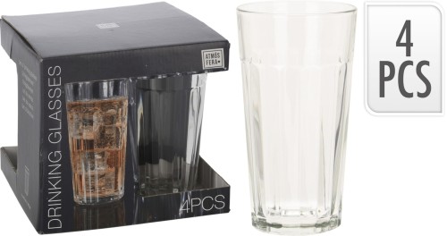 Zestaw 4 szklanek 470 ml