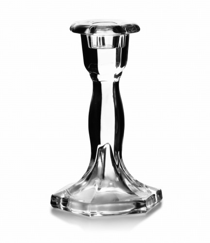 Świecznik szklany 10xh15,5cm | Patricia