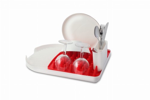 Ociekacz na naczynia czerwony | Colori