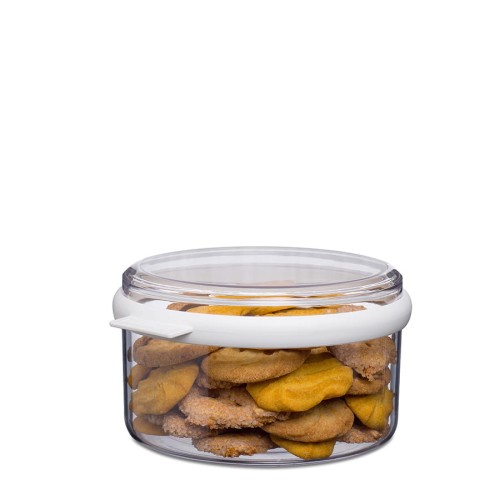 Pojemnik na żywność okrągły Stora 1500 ml biały