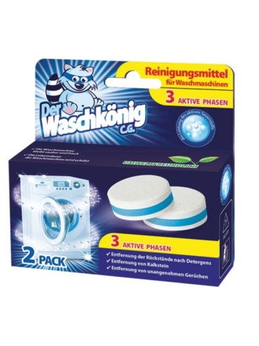 Czyścik do pralki w tabletkach 2 szt 80 g | WASCHKONIG