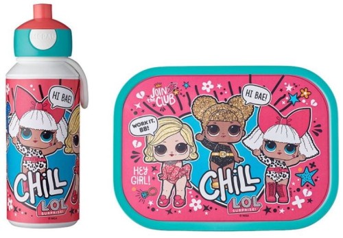 Zestaw dziecięcy lunchbox i bidon Campus L.O.L. Surprise