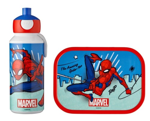 Zestaw dziecięcy lunchbox i bidon Campus Spiderman