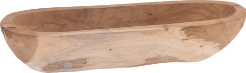 Miska z drewna tekowego 40x11x7 cm