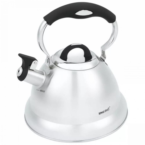 Czajnik z gwizdkiem 3,1L srebrny KINGHOFF