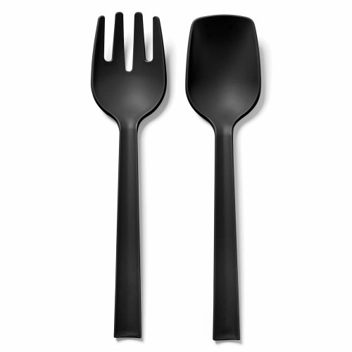 Zestaw sztućców serwisowych czarny POSATE