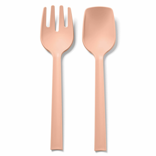 Zestaw sztućców serwisowych różowy POSATE