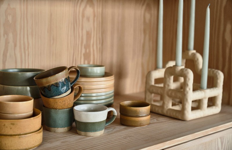 Talerz porcelanowy Fjord 2 szt. Cream