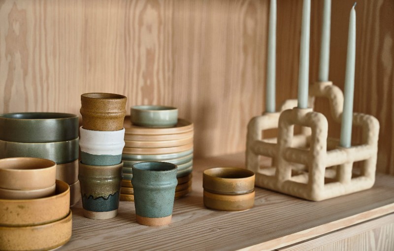 Talerz porcelanowy Fjord 2 szt. Cream