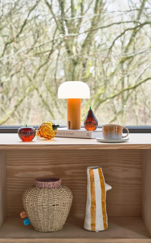 Dekoracja winogrono szklane Styles Amber