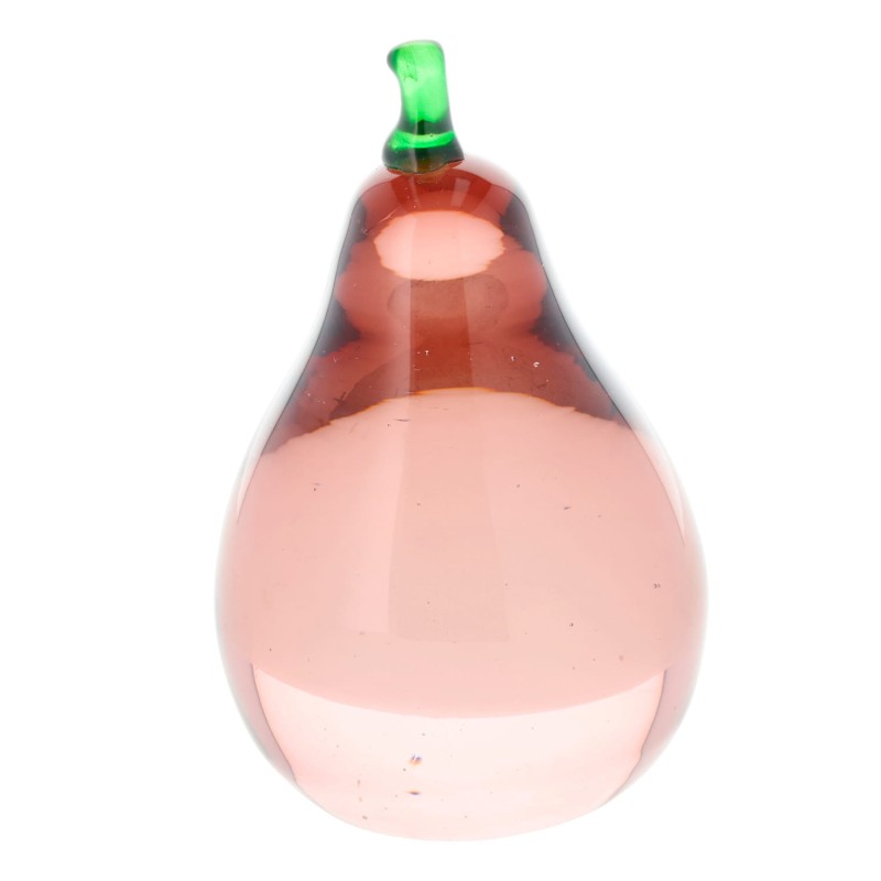Dekoracja gruszka szklana Styles Dark Pink