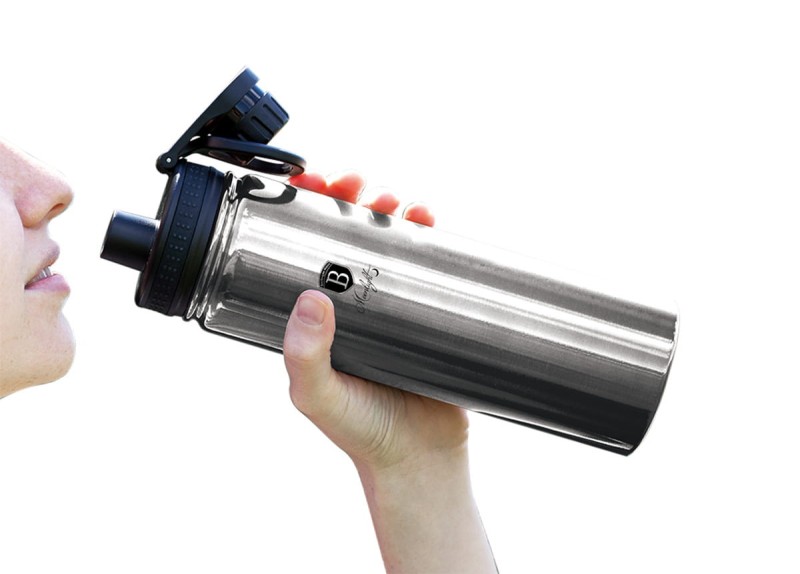 Butelka sportowa 720ml BERLINGER HAUS srebrna