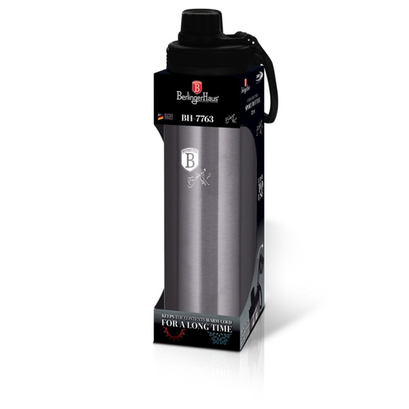 Butelka sportowa 720ml BERLINGER HAUS grafitowa