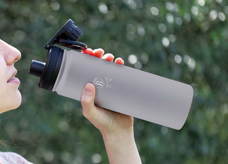 Butelka sportowa 540ml BERLINGER HAUS szara