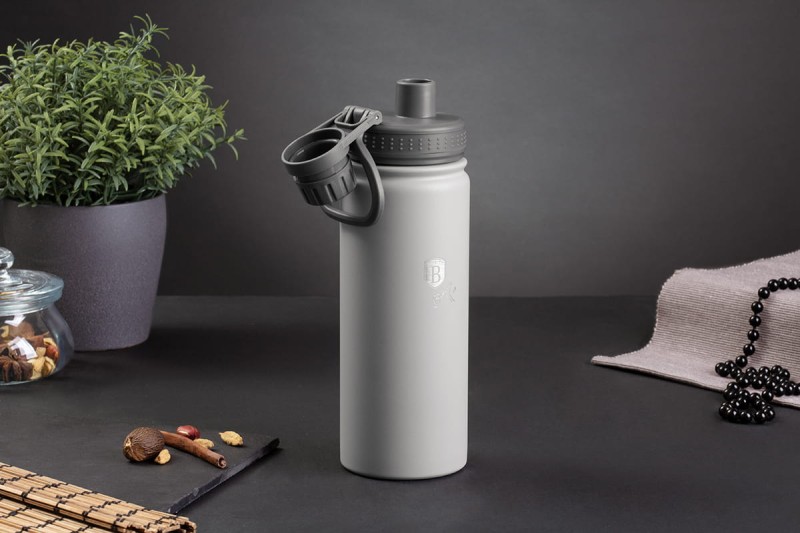 Butelka sportowa 540ml BERLINGER HAUS szara