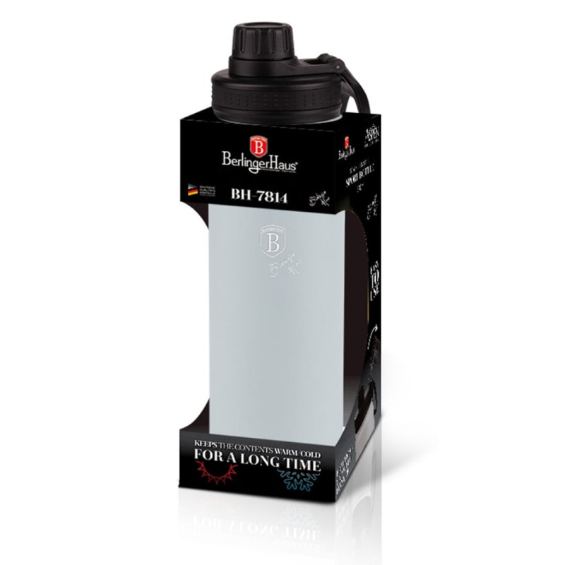 Butelka sportowa 540ml BERLINGER HAUS szara