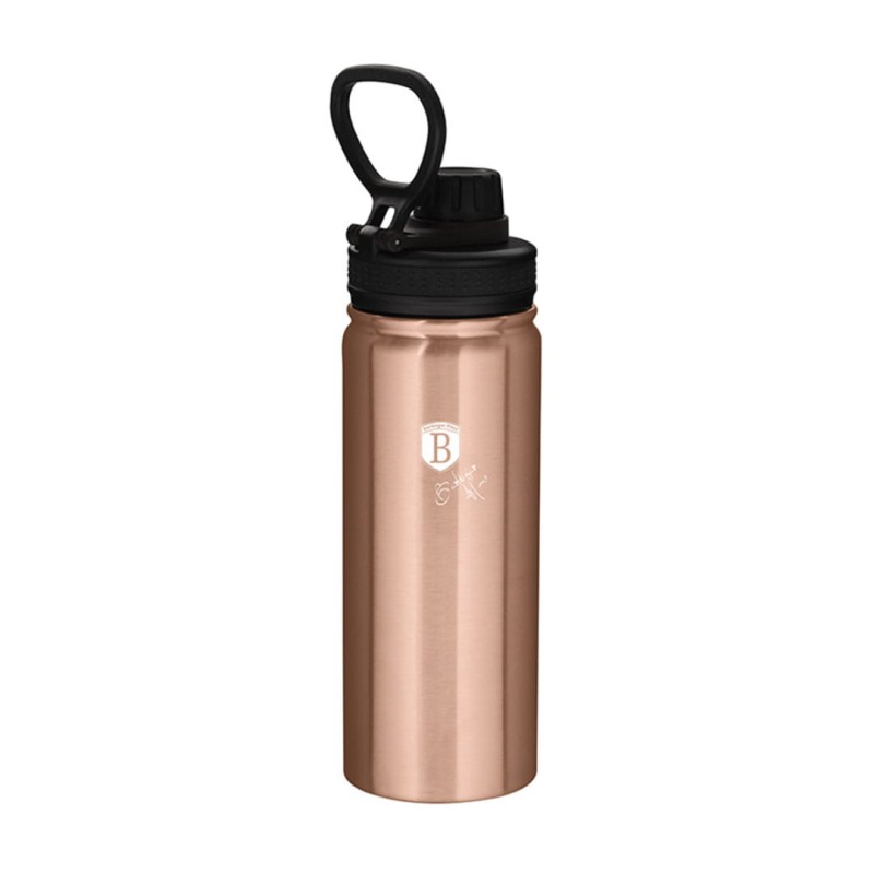 Butelka sportowa 540ml BERLINGER HAUS różowe złoto