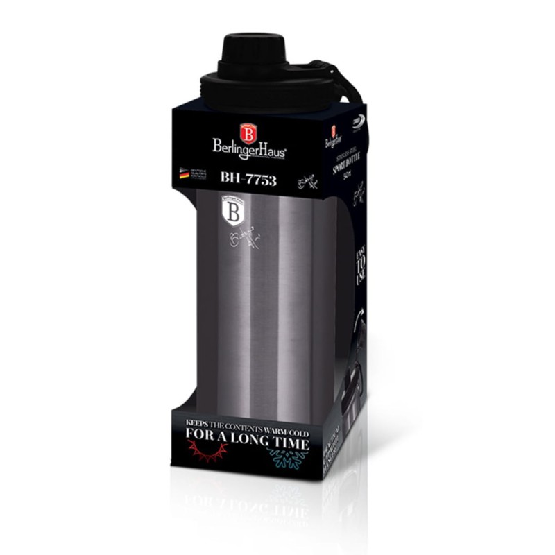 Butelka sportowa 540ml BERLINGER HAUS grafitowa