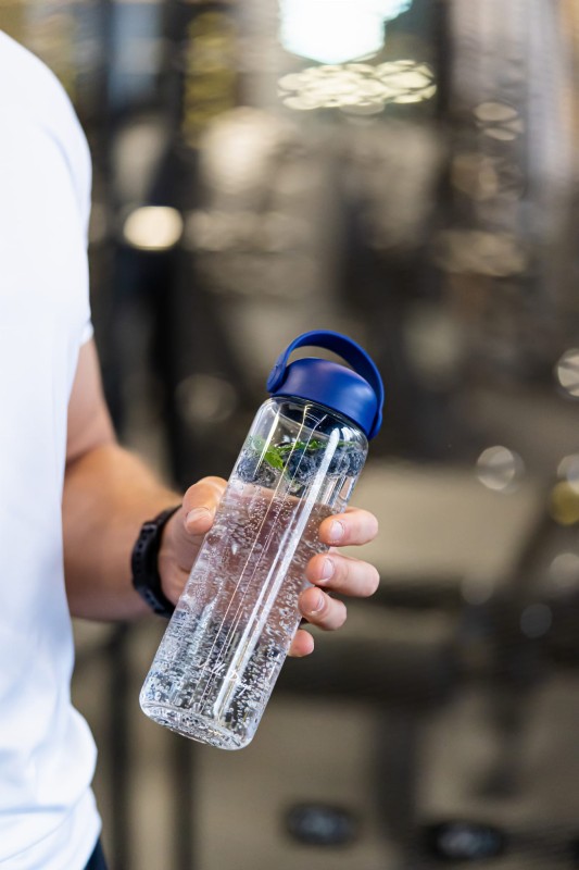 Szklana butelka na wodę Fuori 540 ml granatowa