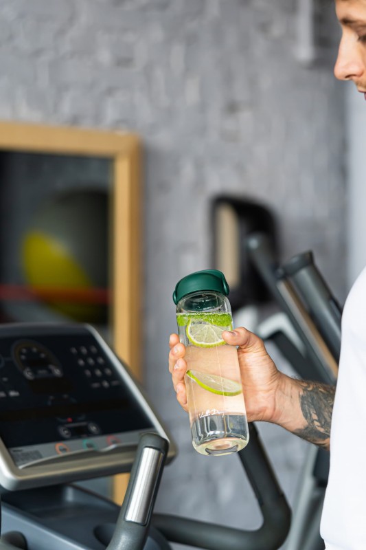 Szklana butelka na wodę Fuori 540 ml zielona