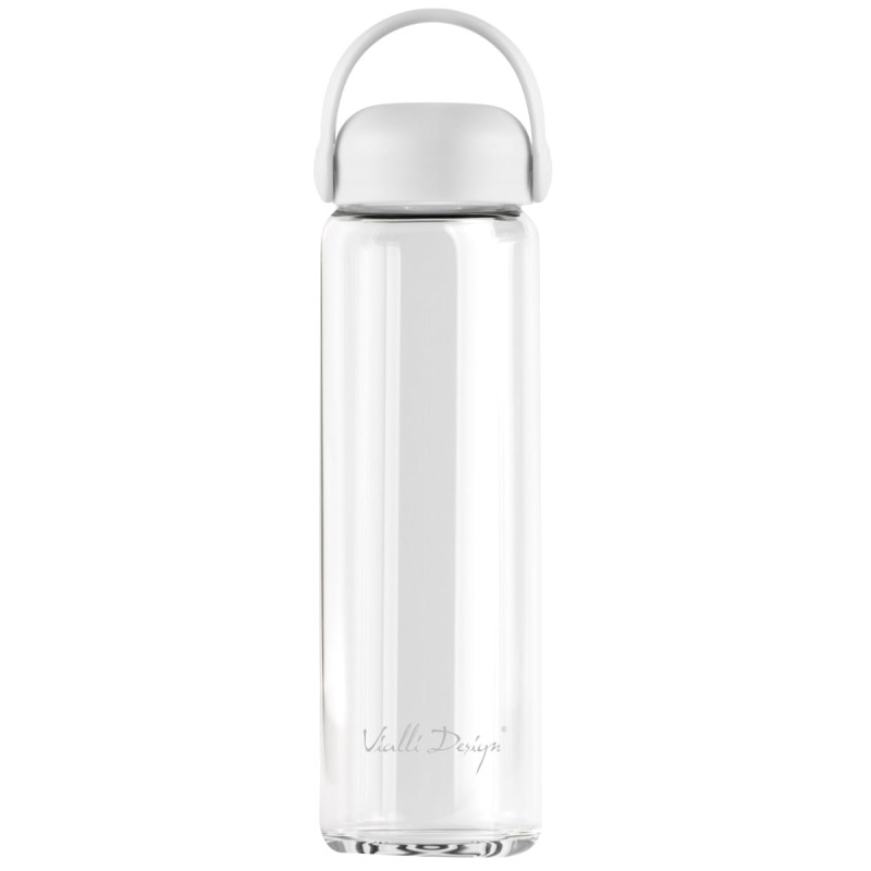 Szklana butelka na wodę Fuori 540 ml biała