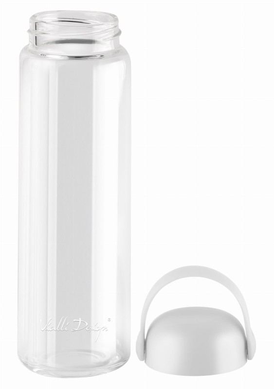 Szklana butelka na wodę Fuori 540 ml biała