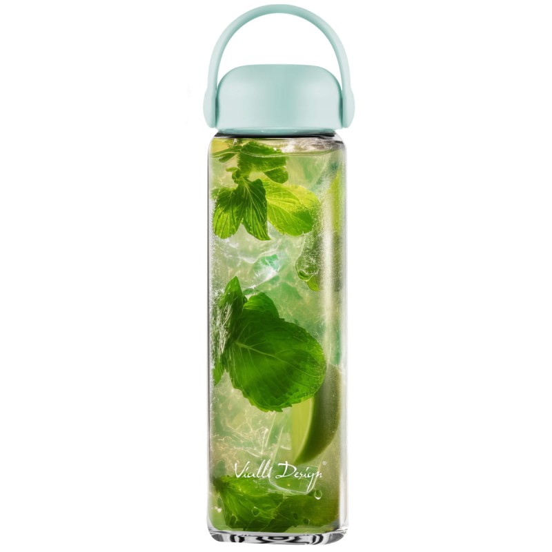 Szklana butelka na wodę Fuori 540 ml miętowa