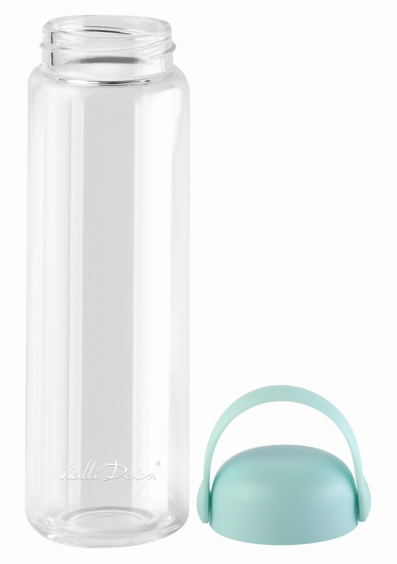 Szklana butelka na wodę Fuori 540 ml miętowa
