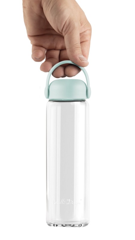Szklana butelka na wodę Fuori 540 ml miętowa