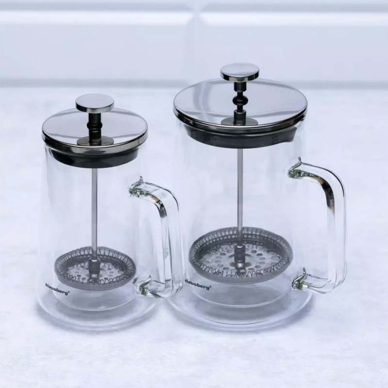 Zaparzacz tłokowy do kawy herbaty termiczny 600ml KLAUSBERG French press