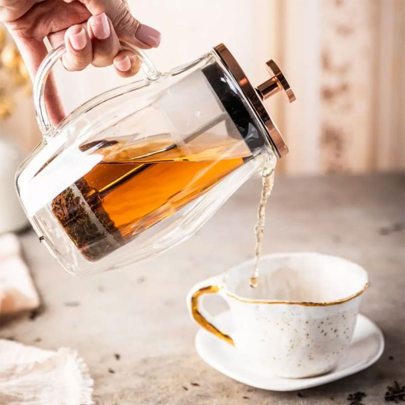 Zaparzacz tłokowy do kawy herbaty termiczny 350ml KLAUSBERG French press