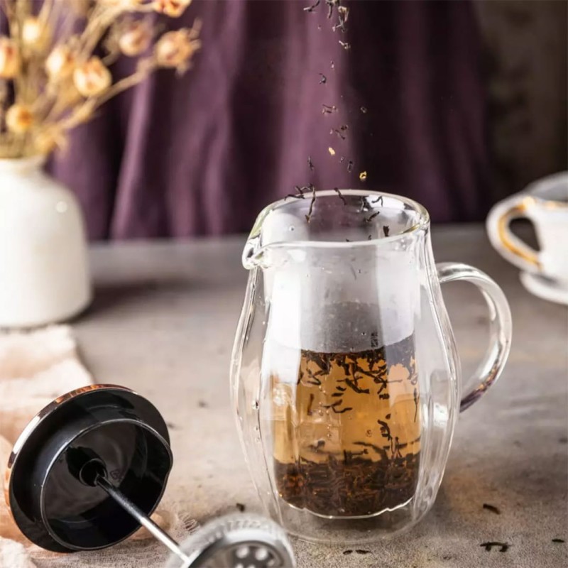 Zaparzacz tłokowy do kawy herbaty termiczny 350ml KLAUSBERG French press