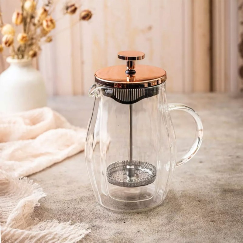 Zaparzacz tłokowy do kawy herbaty termiczny 350ml KLAUSBERG French press