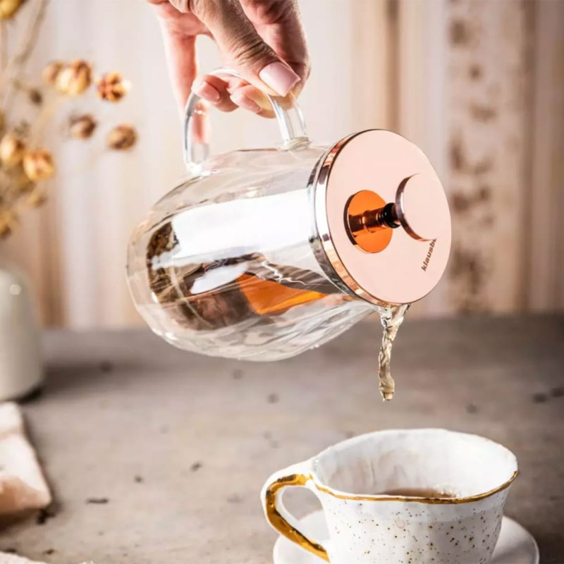 Zaparzacz tłokowy do kawy herbaty termiczny 350ml KLAUSBERG French press