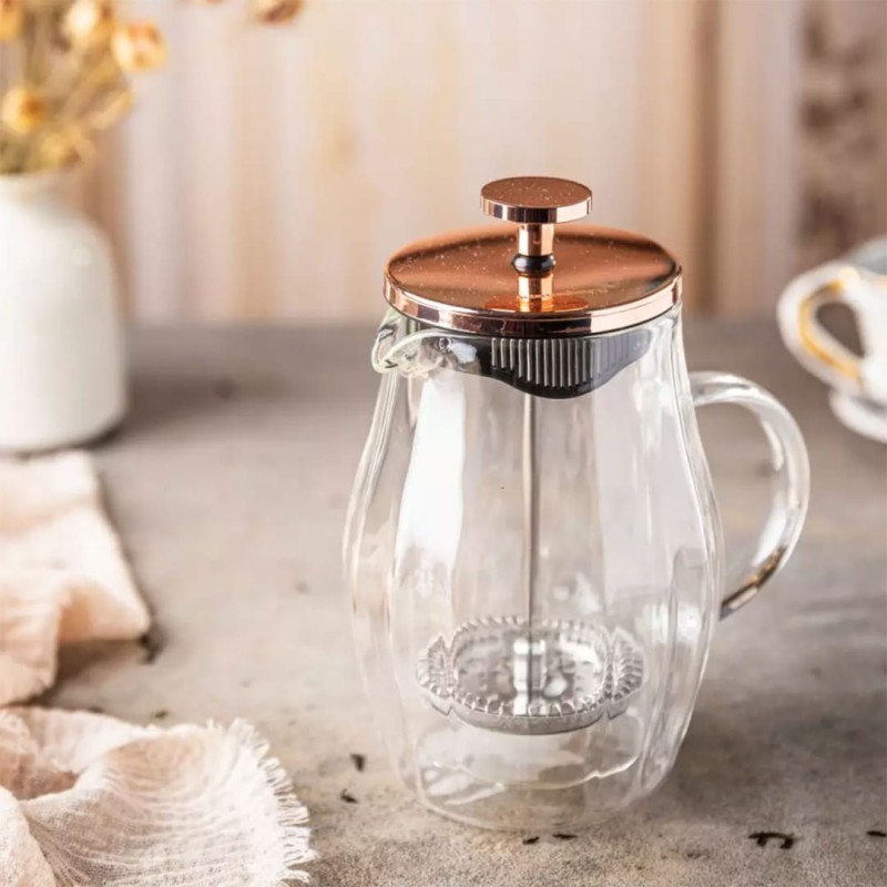Zaparzacz tłokowy do kawy herbaty termiczny 350ml KLAUSBERG French press
