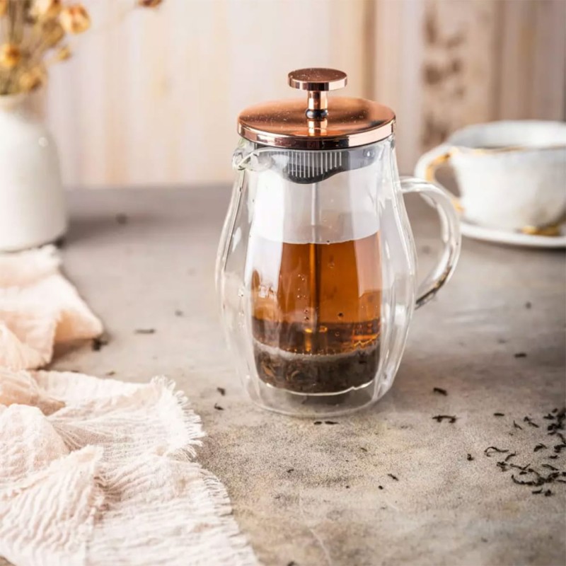 Zaparzacz tłokowy do kawy herbaty termiczny 350ml KLAUSBERG French press