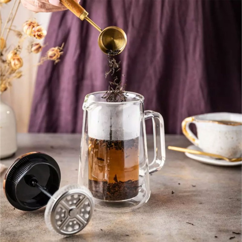 Zaparzacz tłokowy do kawy herbaty termiczny 350ml KLAUSBERG French press