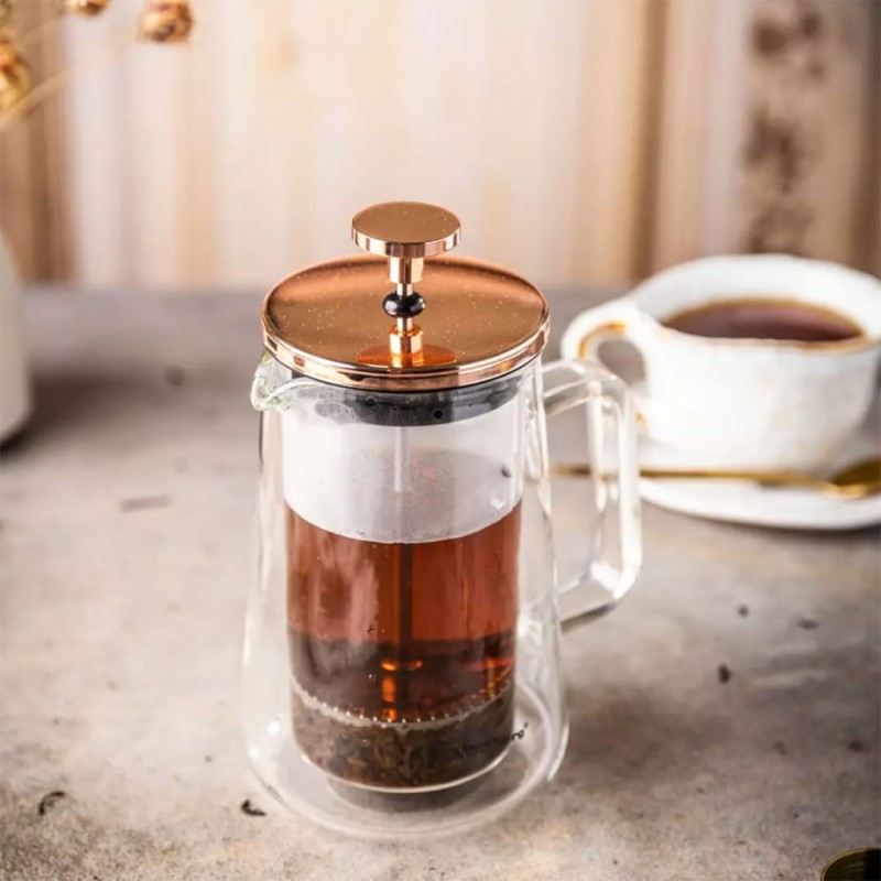 Zaparzacz tłokowy do kawy herbaty termiczny 350ml KLAUSBERG French press