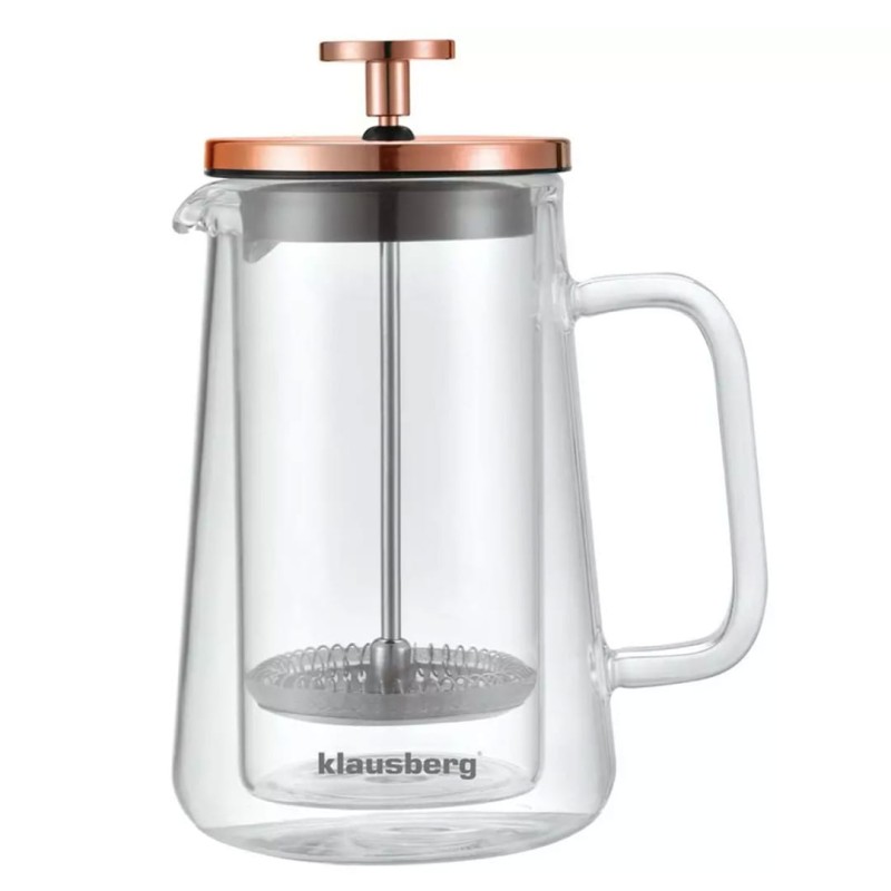 Zaparzacz tłokowy do kawy herbaty termiczny 350ml KLAUSBERG French press