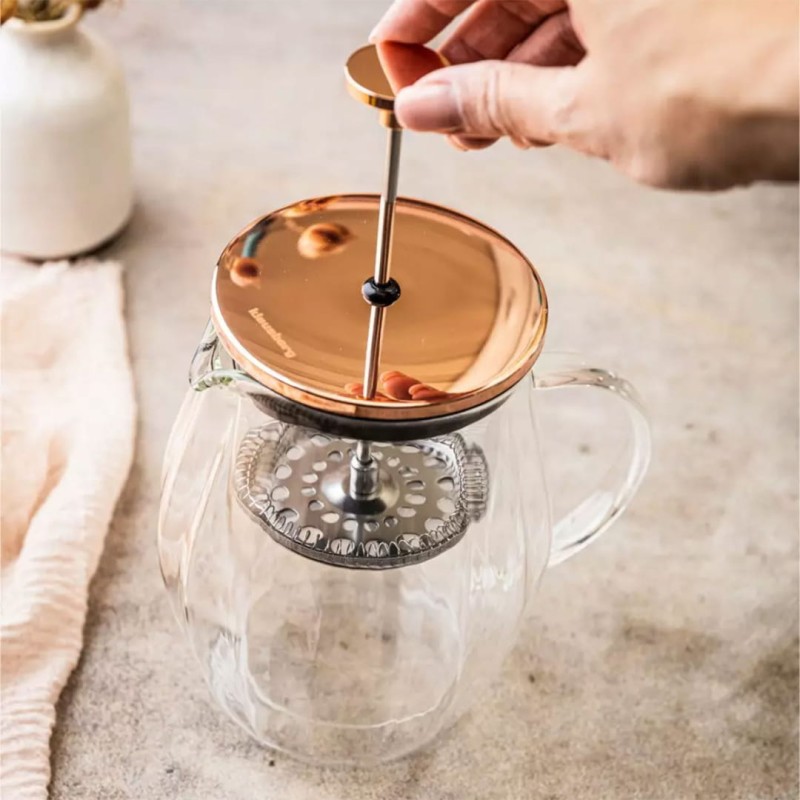 Zaparzacz tłokowy do kawy herbaty termiczny 600ml KLAUSBERG French press