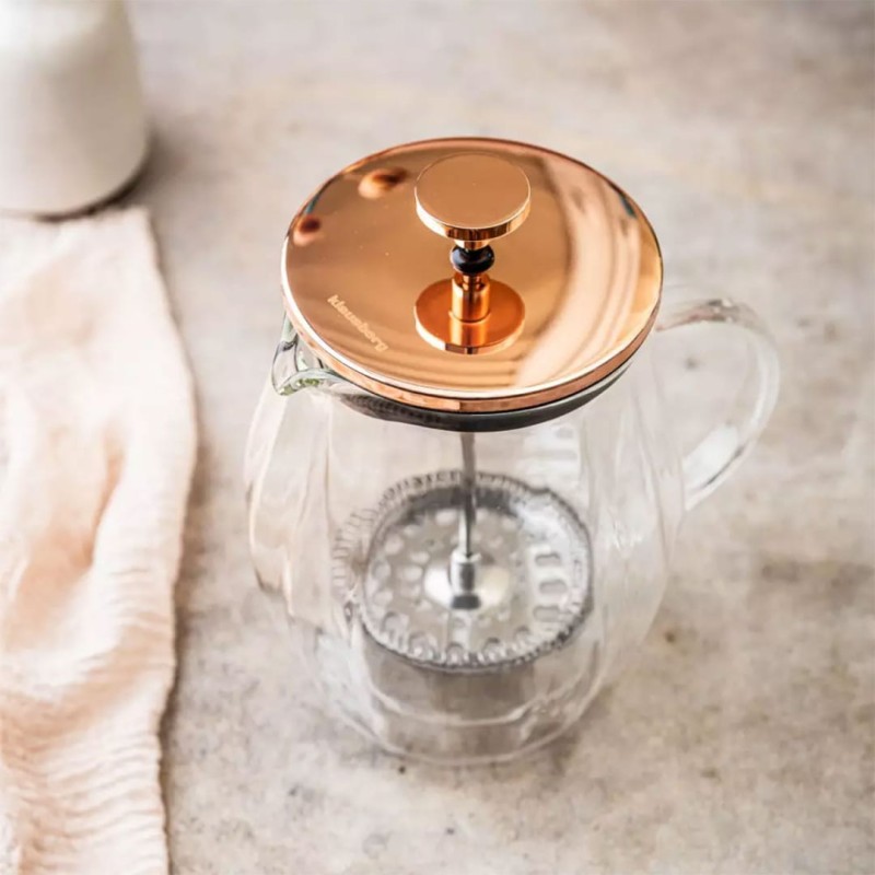 Zaparzacz tłokowy do kawy herbaty termiczny 600ml KLAUSBERG French press